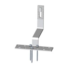 Festebrakett Solfix Black For Takstein