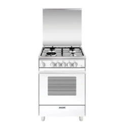 Gasskomfyr Elegance - Hvit, 60cm