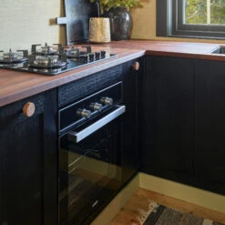 Innbyggingsovn Gass Chef, Sort -VarmeKraft Butikk 360120 1