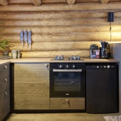 Innbyggingsovn Gass Chef, Sort -VarmeKraft Butikk 360120 2