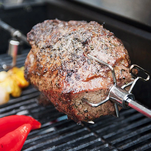 Rotisseri Roterende Grillspyd 230V Til 4-brenner Grill 4 Rotisseri Roterende Grillspyd 230V Til 4-brenner Grill - Bilde 2