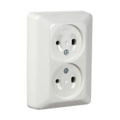 Stikkontakt Dobbel 12 Volt, 2pk