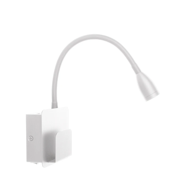 Vegglampe Design USB White 3 Vegglampe Design USB White