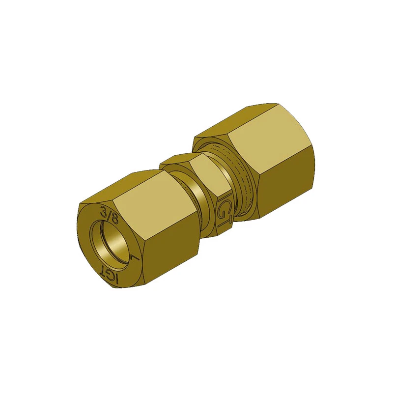 Skjøtekobling 3/8'' M/støttehylse 3 Skjøtekobling 3/8'' M/støttehylse