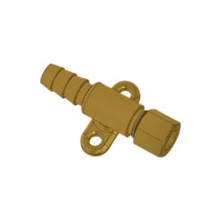 Overgang Sl-rør 3/8 M/veggfeste M/støttehylse