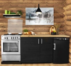 Gasskjøleskap Ventus 100 - Toppkontroll, Sort -VarmeKraft Butikk 541802 3