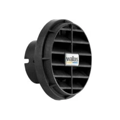 Utblåsningsventil 75mm, Sort