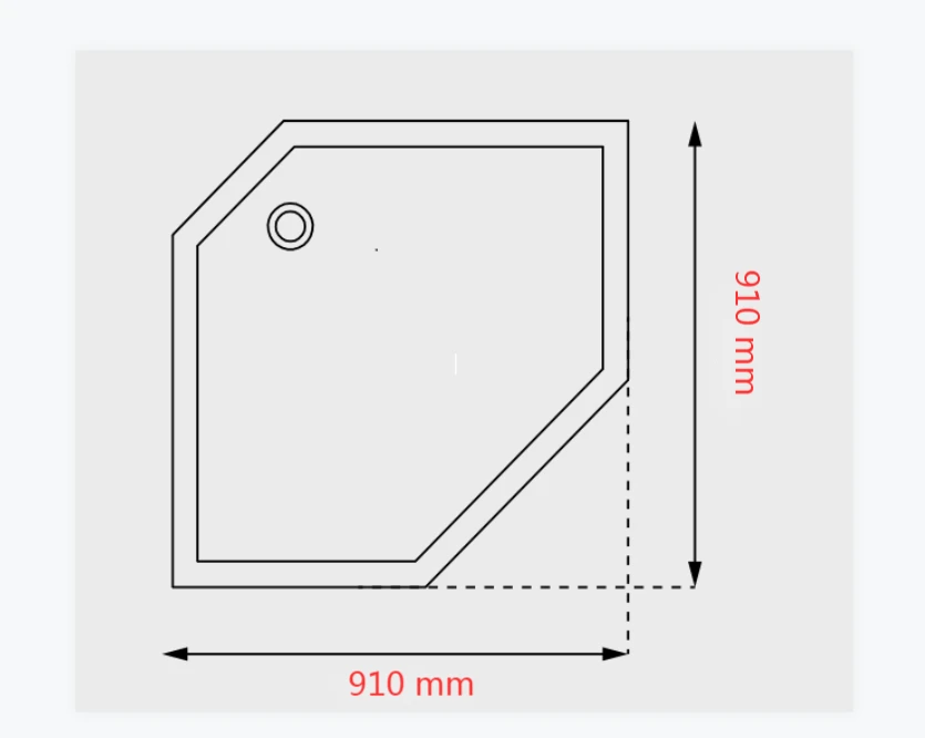 Dusjkabinett Elsa - 90 X 90 X 205 Cm 3 Dusjkabinett Elsa - 90 X 90 X 205 Cm - Bilde 2