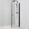 Dusjdør Kiara Black 80 X 190 -VarmeKraft Butikk 671804